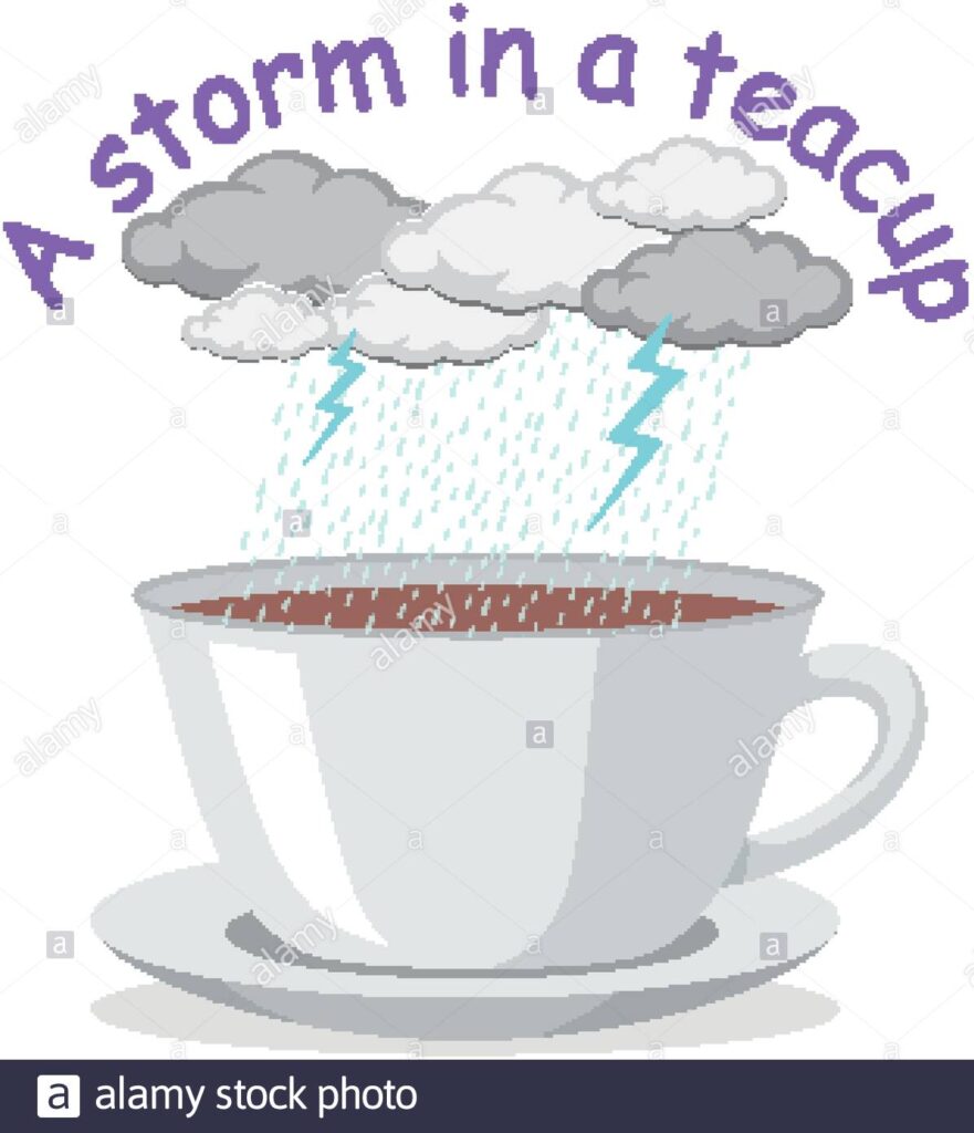 storm in a teacup idiom meaning